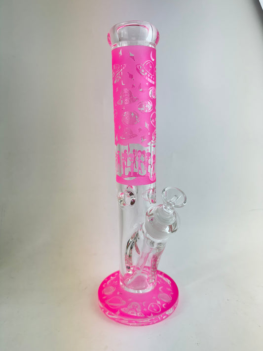 14 Inch Straight Pipe - Neon Alien *new*