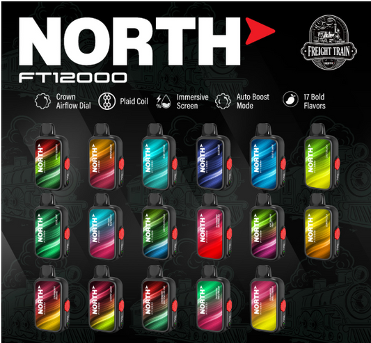 North FT 12000 puffs