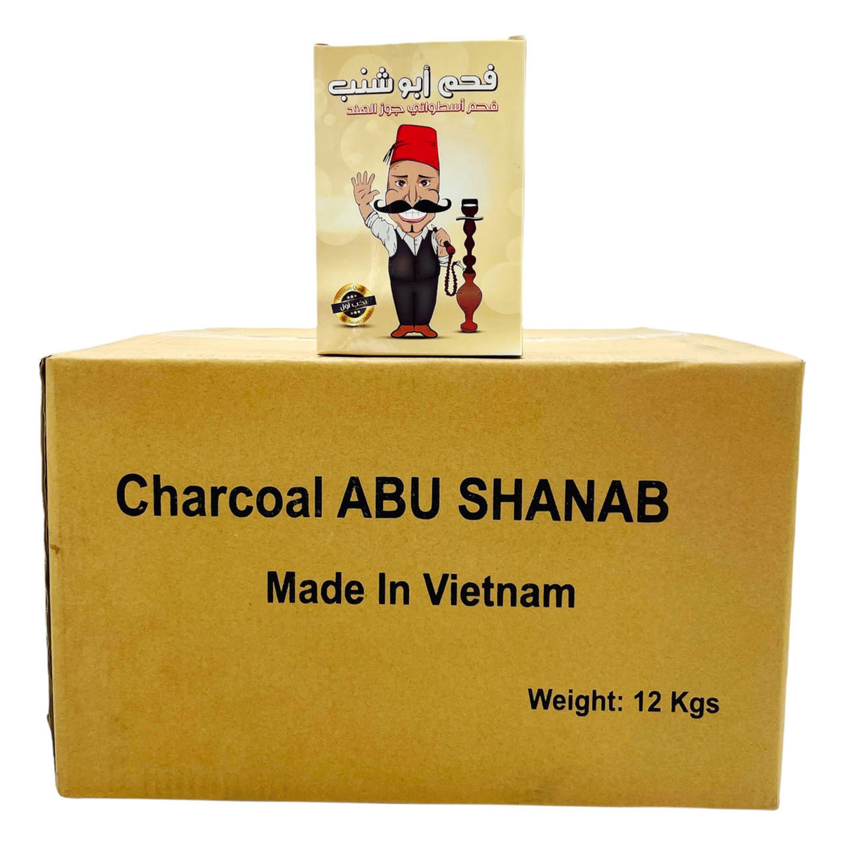 AbuShanab Charcoal Coconut Shell Charcoal 24 Boxes In Case A I