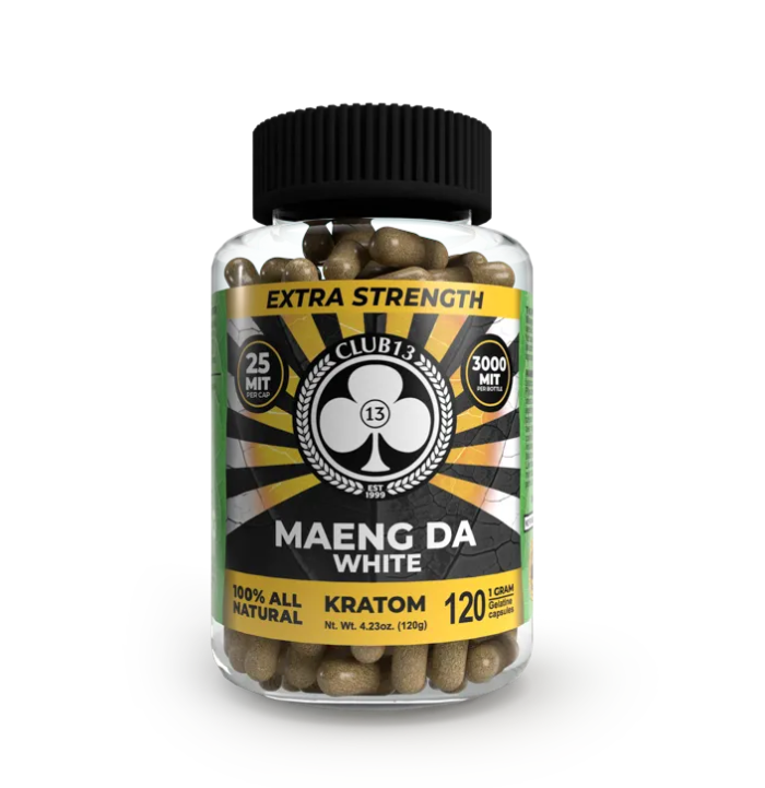 Club 13 Kratom Extra Strength Maeng Da White Capsules – A&I Family ...