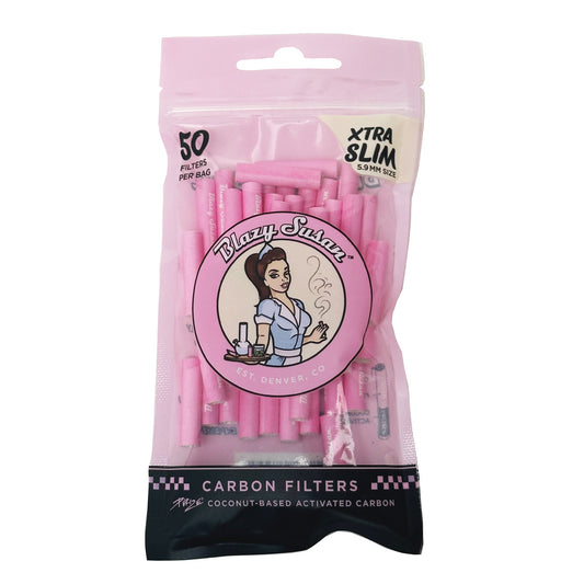 Blazy Susan Activated Carbon Filter Tips | Regular | 50ct Bag - 10 pack