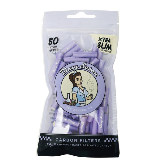 Blazy Susan Activated Carbon Filter Tips | Regular | 50ct Bag - 10 pack