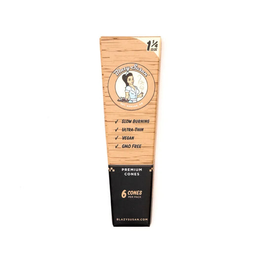 Blazy Susan - Unbleached Pre-Rolled Cones | 6 Count |