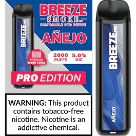 breeze smoke disposable pod ends tobacco Breeze PRO - Nicotine Disposable