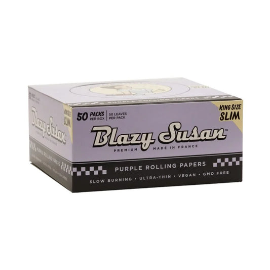 Blazy Susan - King Size Slim Purple Rolling Papers (50ct)