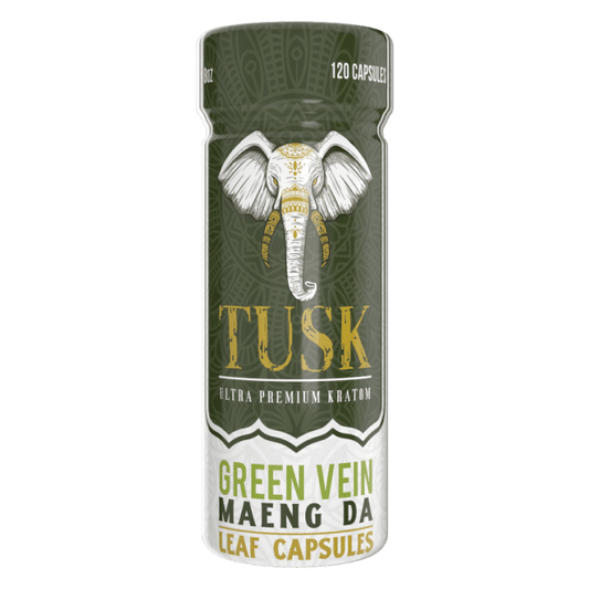 Tusk Green Vein Maeng Da Capsules - Kratom Capsules