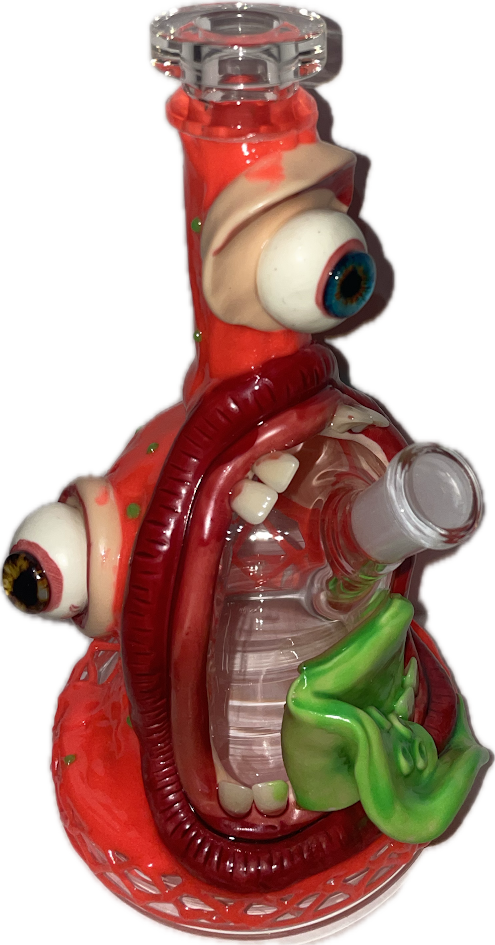 9" Glass Beaker- 3D Monster Glass (1ct)
