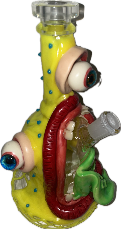 9" Glass Beaker- 3D Monster Glass (1ct)