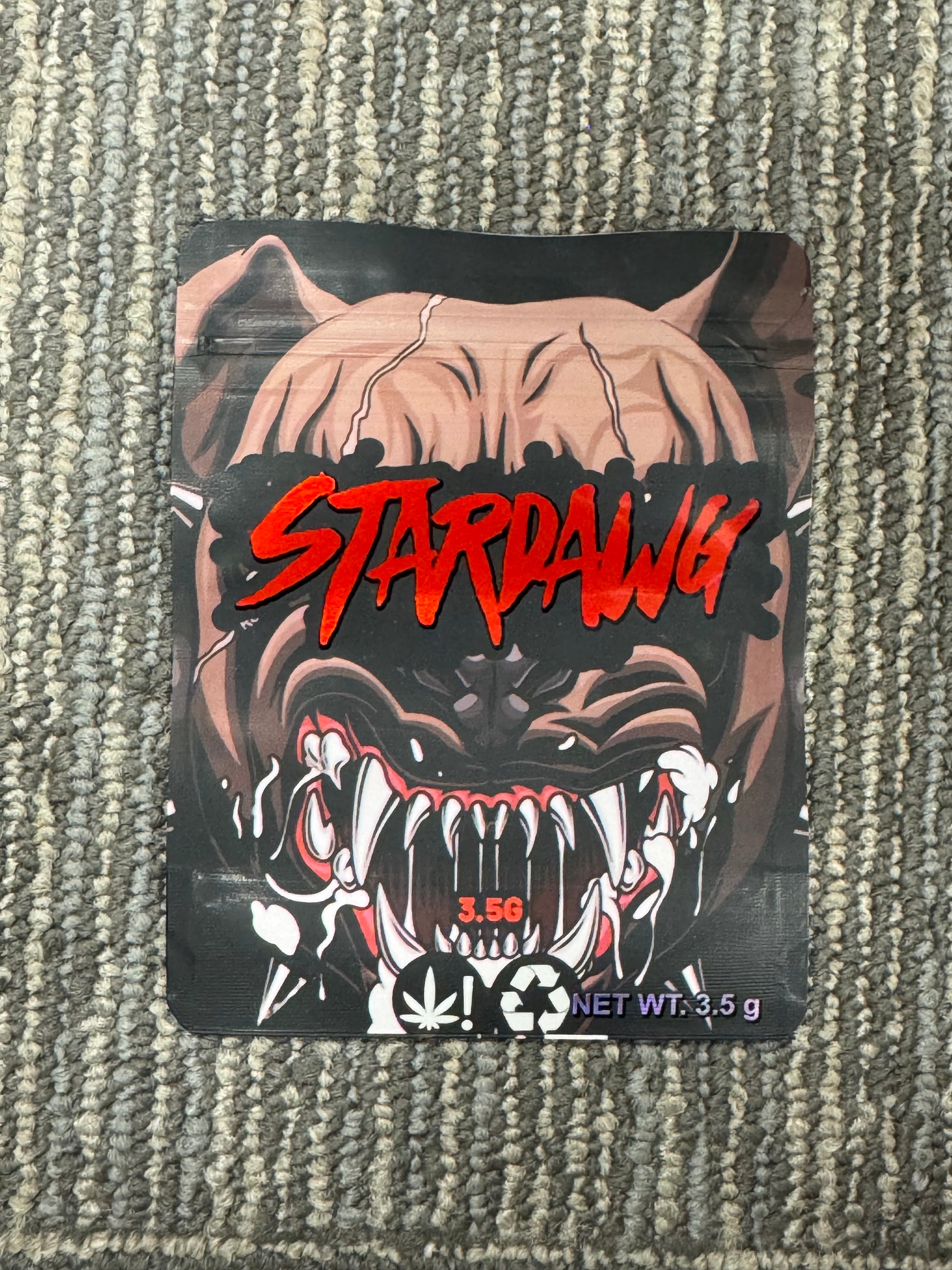 3.5g Mylar Bags 50pk - Baggies w/ Box