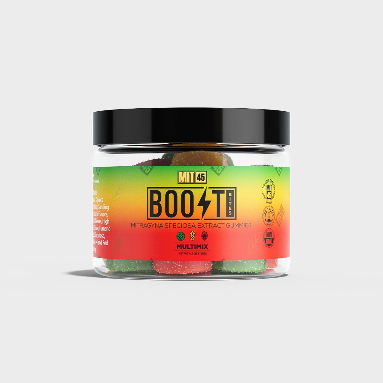 Boost Bites Multi-Mix Jar 4.2Oz (24ct) - 10mg Extract Gummy