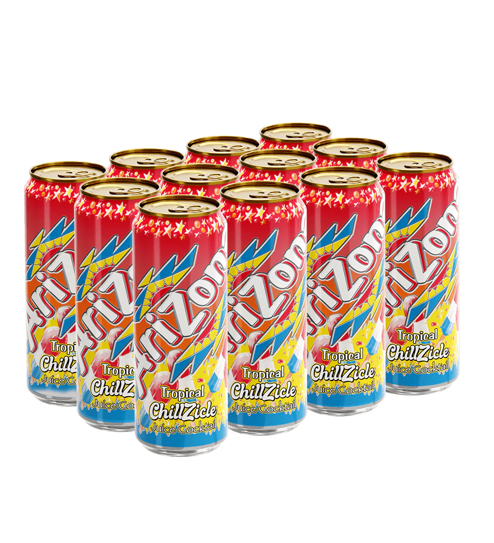 ARIZONA TROPICAL CHILLZICLE (NO PP) - 24 Pack - 22oz