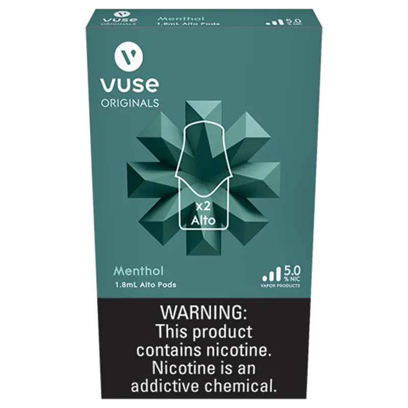 Vuse Alto 1.8mL 5.0% Pods 2ct (5pk) Disposable Nicotine