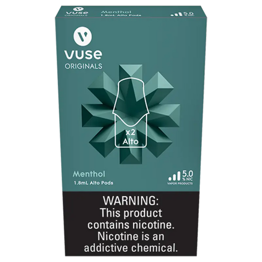 Vuse Alto 1.8mL 5.0% Pods 2ct (5pk) Disposable Nicotine