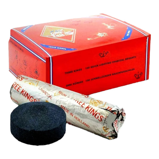 Three Kings Hookah Charcoal (10ct)