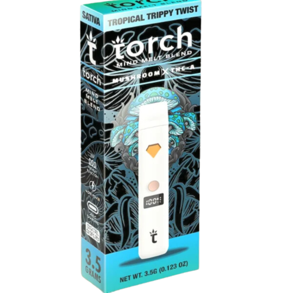 Torch Hemp Mind Melt 3.5G THC-A x Mushroom Disposable w LED Screen - 5 pack