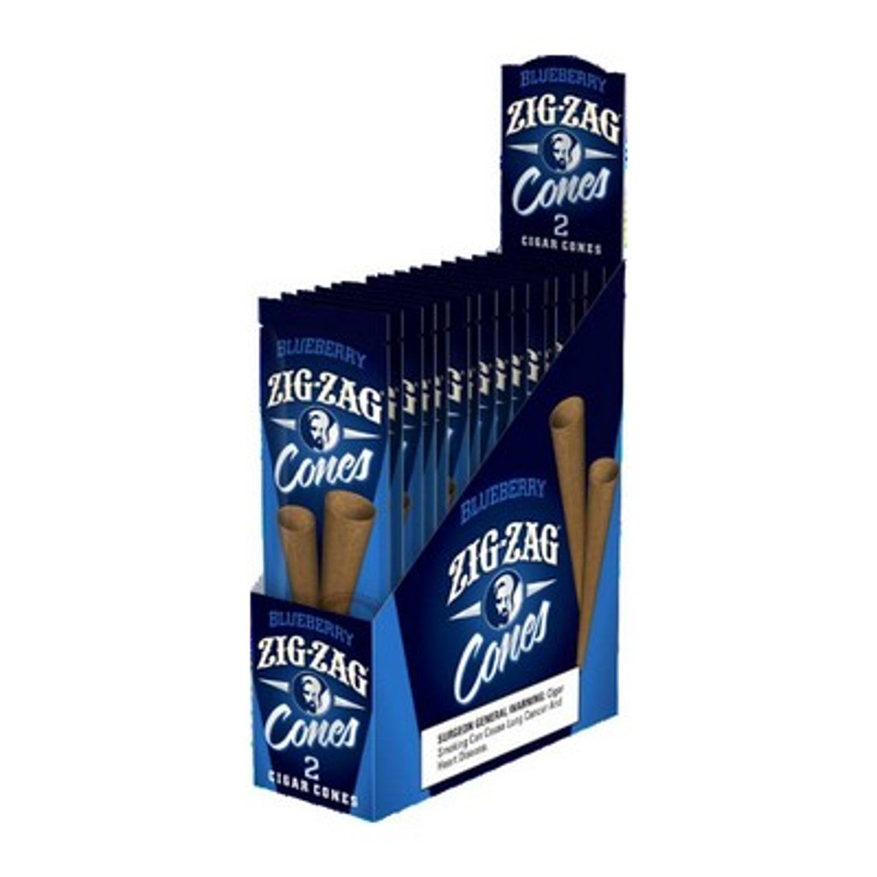 Zig Zag Cones - 15 pack / 2ct - Tobacco Product