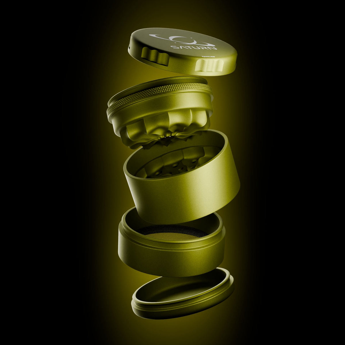 Riddles - Saturn 5 Piece Grinder 50 mm - Single – A&I Family Wholesale