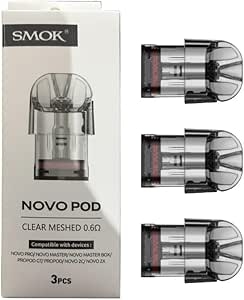 Novo Pod-Clear Meshed Pod 1pk (3pcs)
