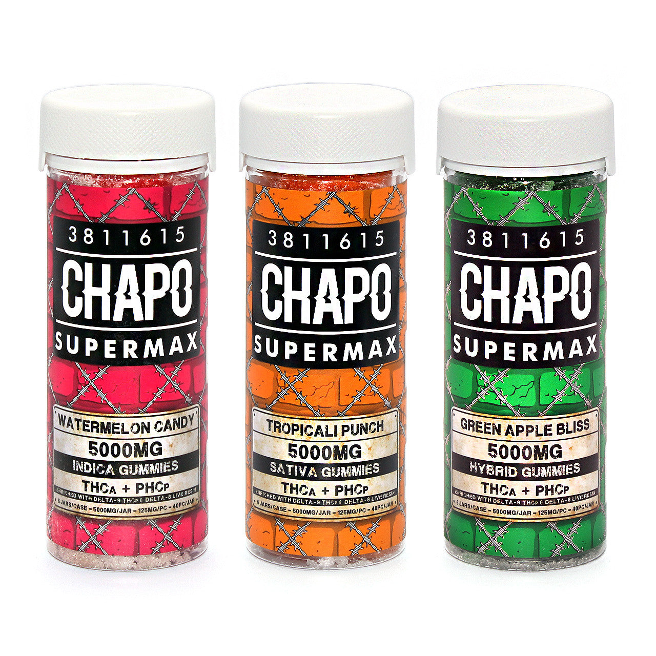 Chapo Extracts - 5000 MG Supermax Gummies - 6 Pack