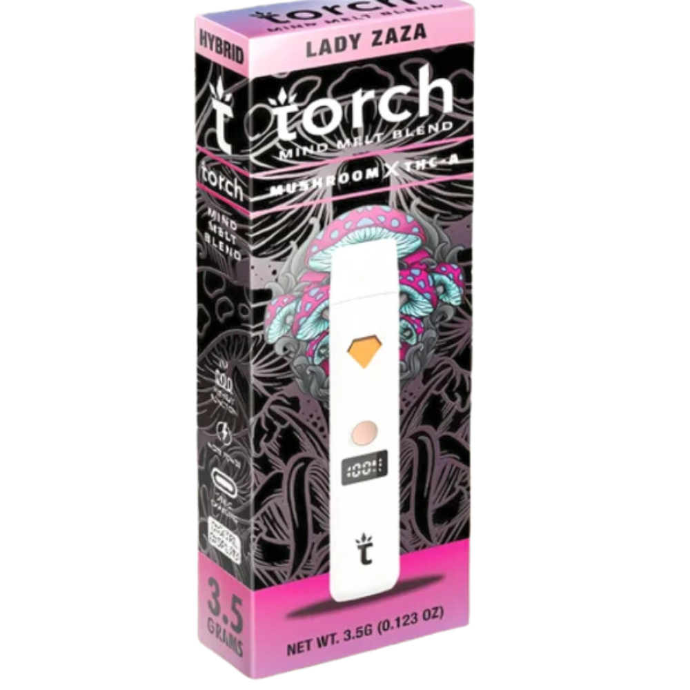 Torch Hemp Mind Melt 3.5G THC-A x Mushroom Disposable w LED Screen - 5 pack