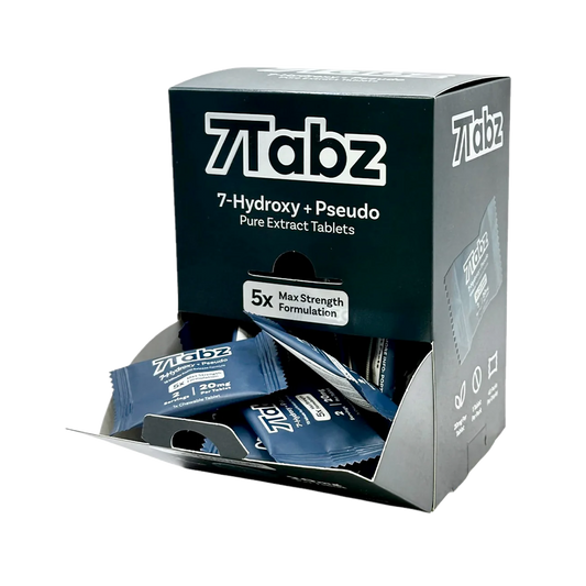 7Tabz 7-hydroxy+Pseudo 20mg tablets 5x Max Strength 40 packs