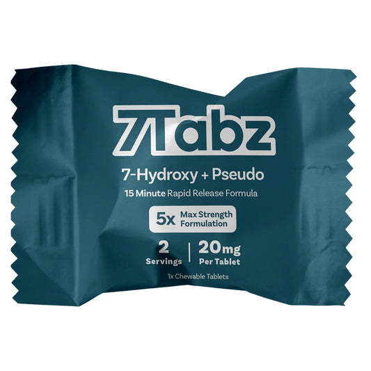 7Tabz 7-hydroxy+Pseudo 20mg tablets 5x Max Strength 40 packs