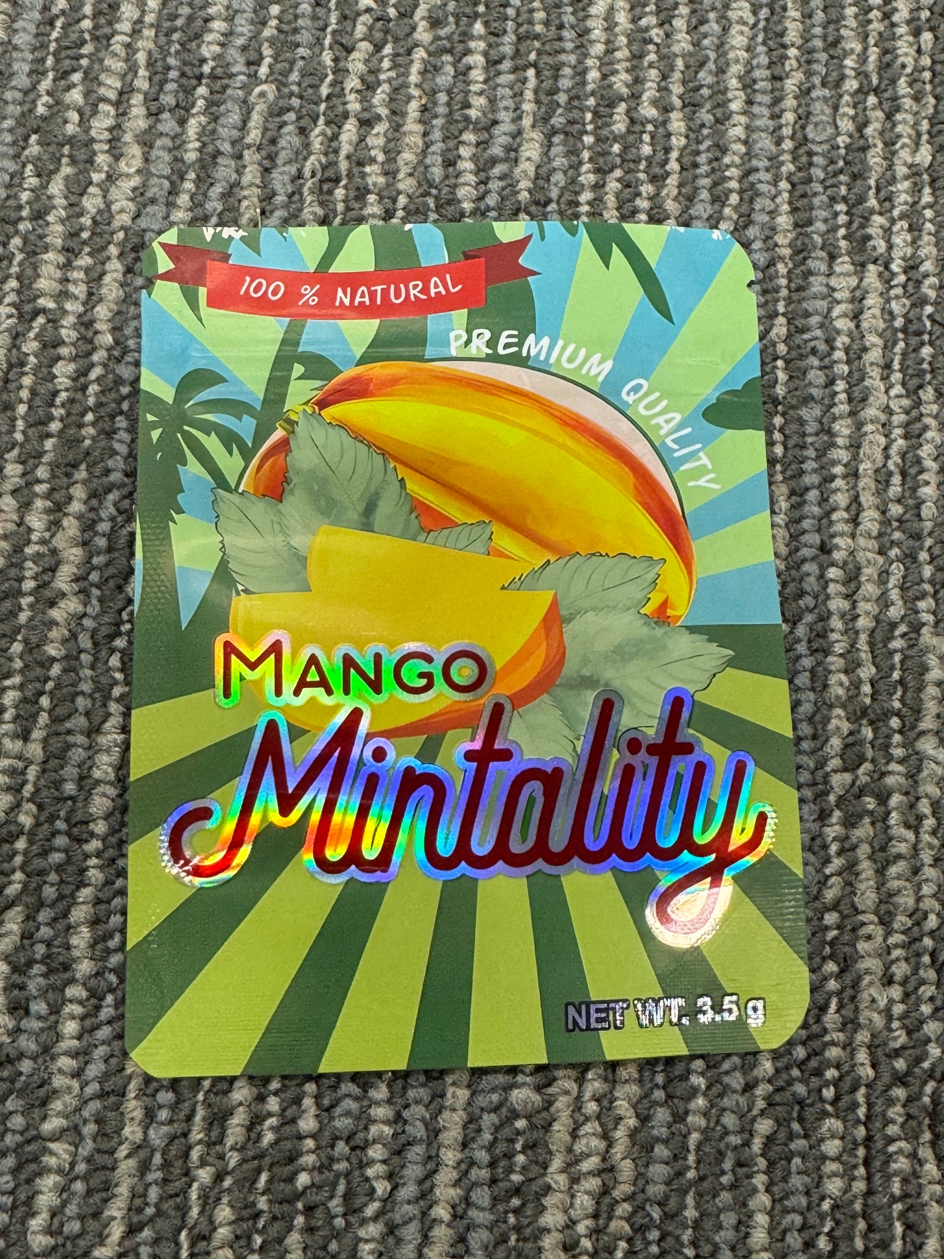 3.5g Mylar Bags 50pk - Baggies w/ Box