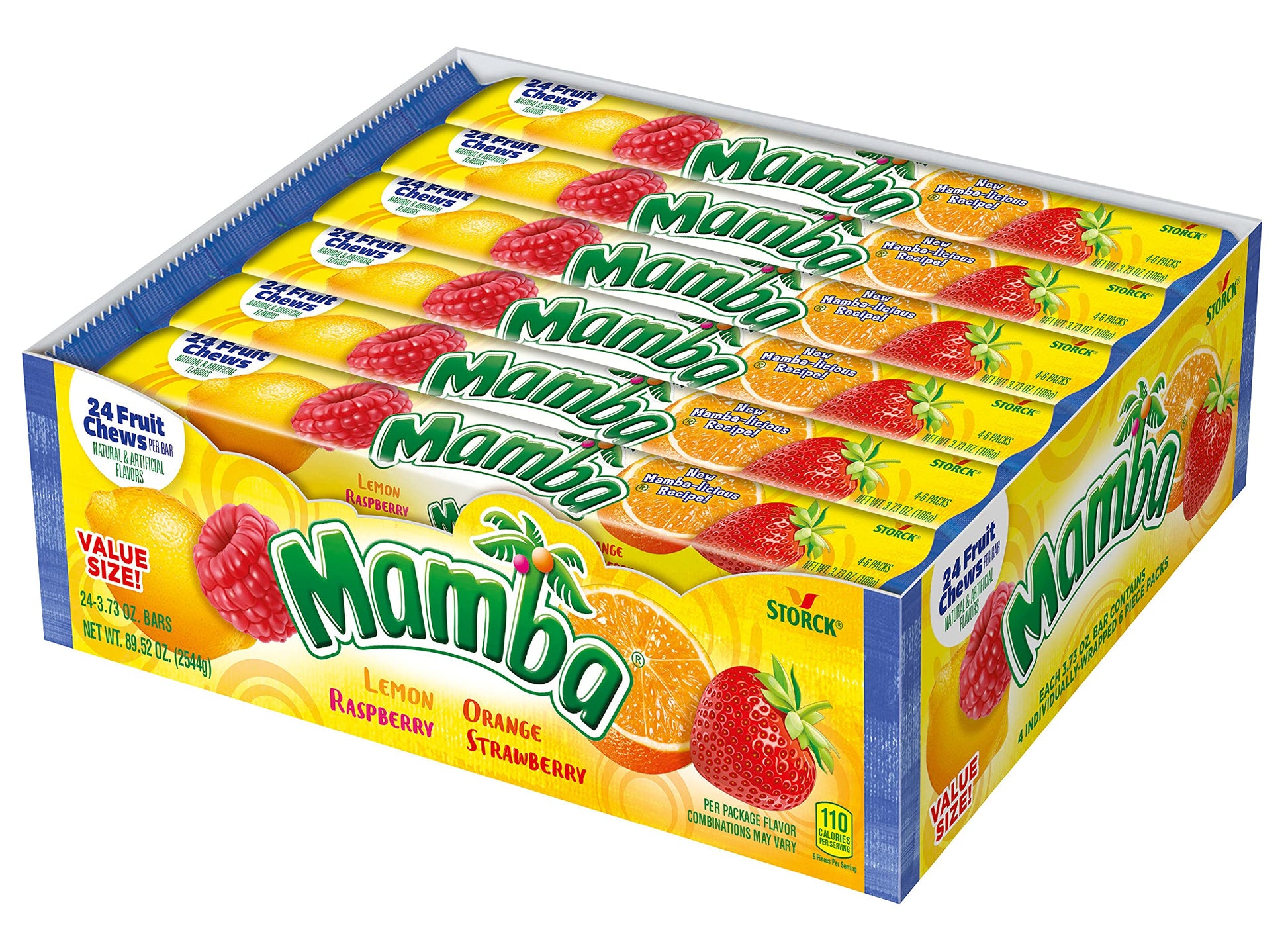 Mamba Fruit Chews 24pc - Snacks