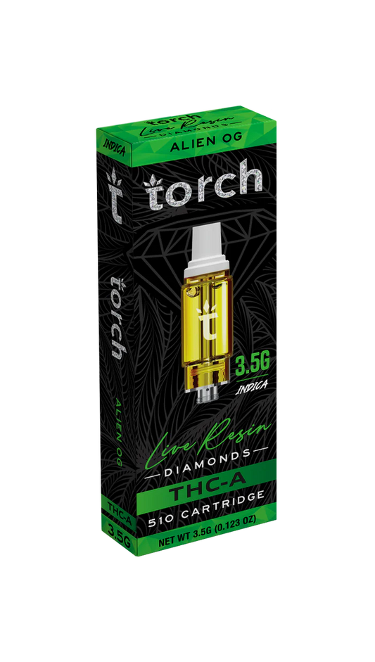 Torch Hemp 3.5g Live Resin THC-A Cartridge (5ct)