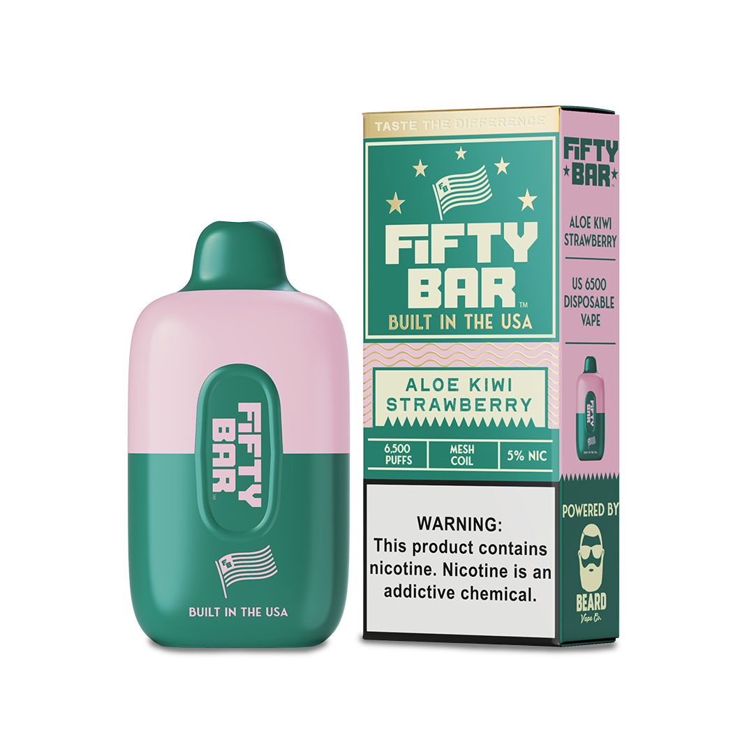 Fifty Bar Disposable Vape (5%, 6500 Puffs) (5ct) Disposable Nicotine A&I Family Wholesale Fifty Bar Disposable Vape (5%, 6500 Puffs) (5ct) Disposable Nicotine A&I Family Wholesale