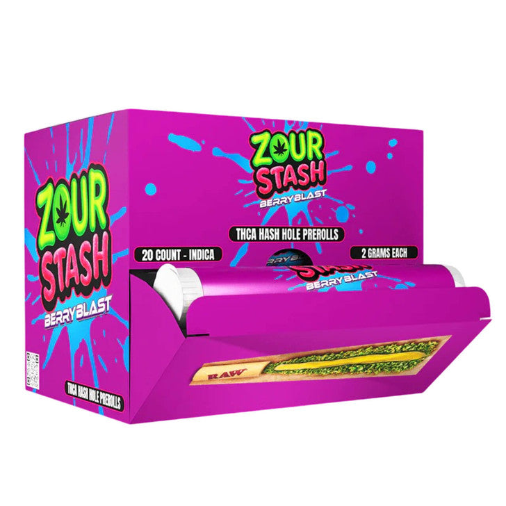 Zour Stash 2g THC-A Hash Hole Pre-Rolls 20ct