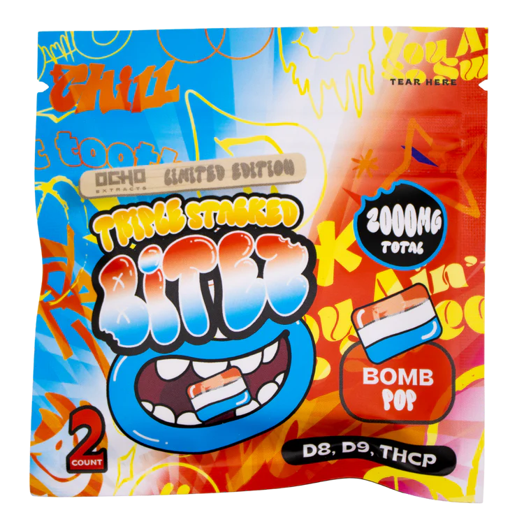 Ocho Double Stacked Bitez - 2000mg Gummies (2ct per bag) (60bags/case)