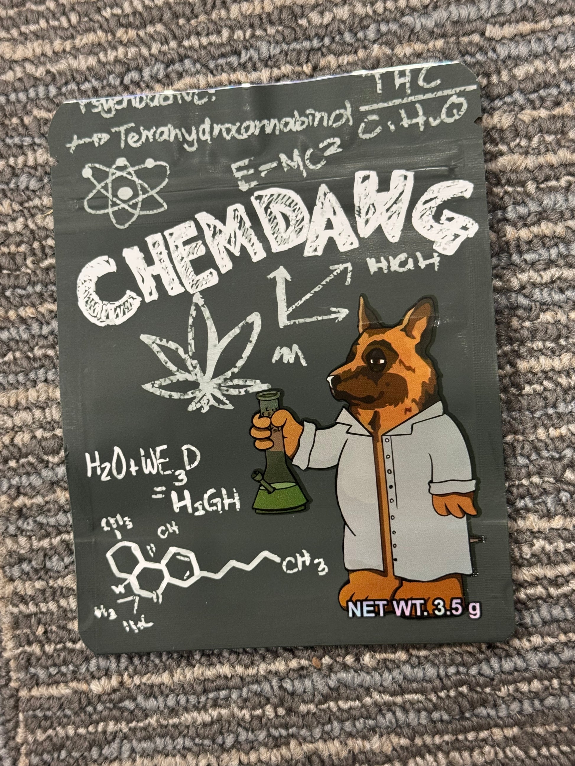 3.5g Mylar Bags 50pk - Baggies w/ Box