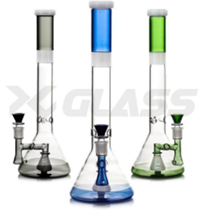 Glass Beaker Pipe 17" 18mm CB037 (1ct)