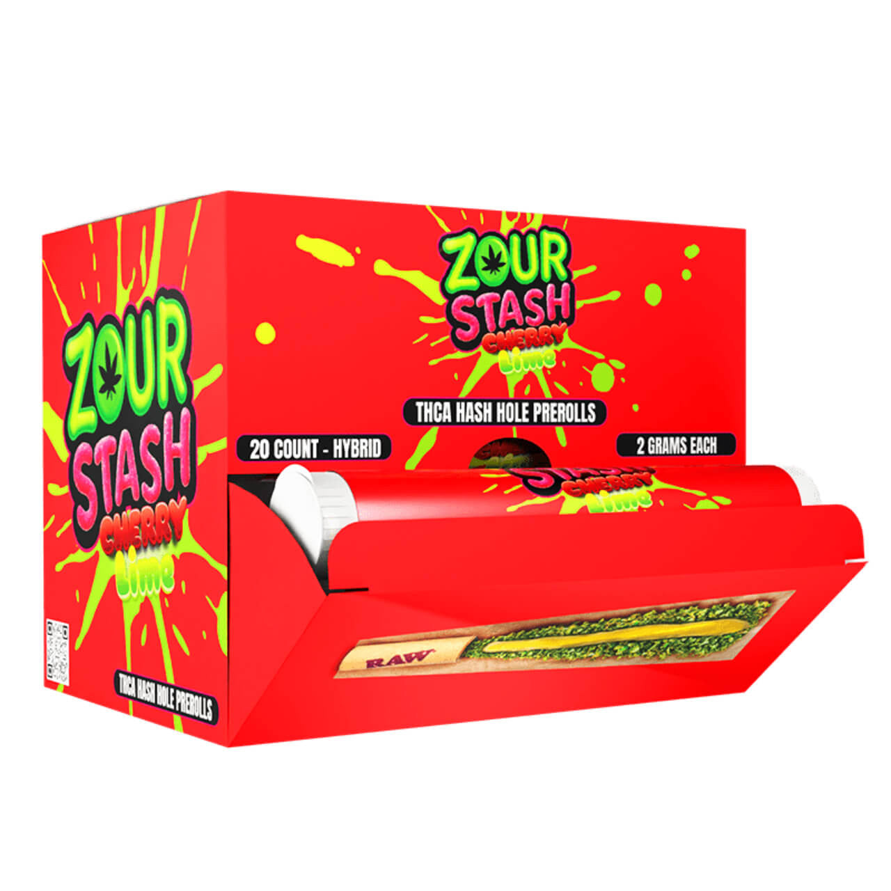 Zour Stash 2g THC-A Hash Hole Pre-Rolls 20ct