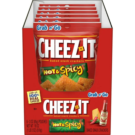 Cheez-it Large 3oz - 6 Pack Display Snacks