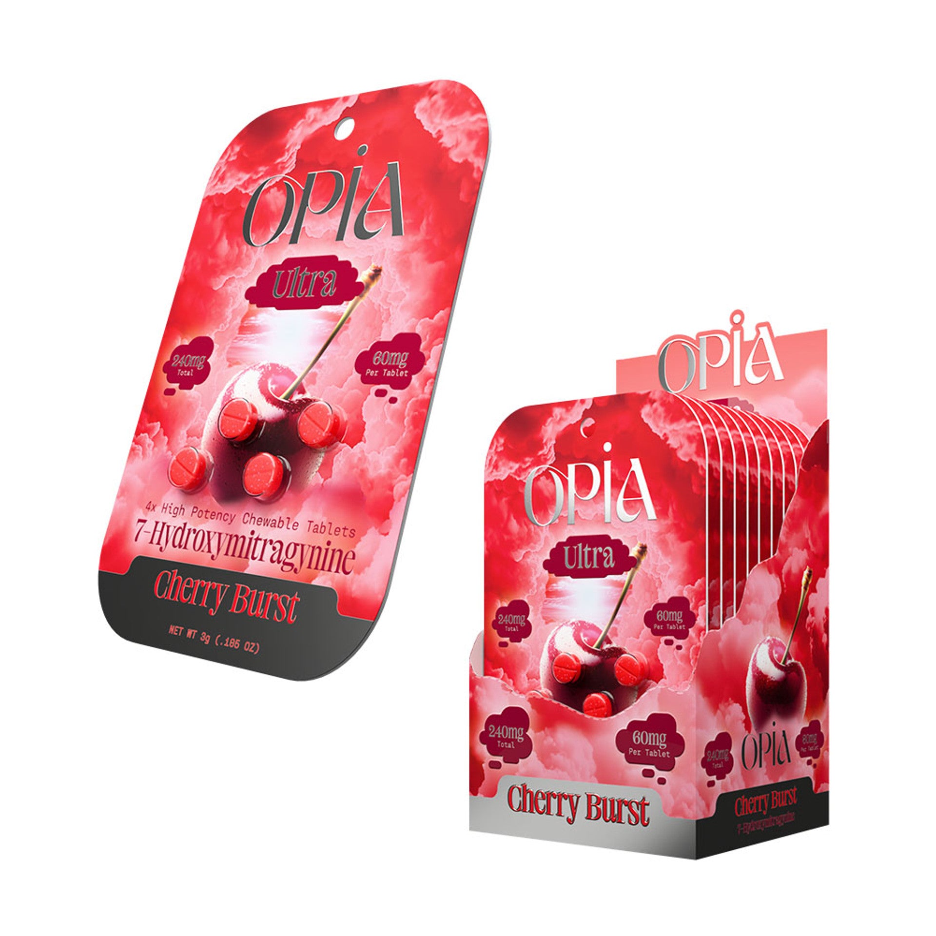 Opia Ultra - 7 Hydroxy 60mg 10pk (4ct)
