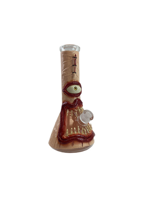 12" Glass Beaker - 3D Monster Design (1ct)