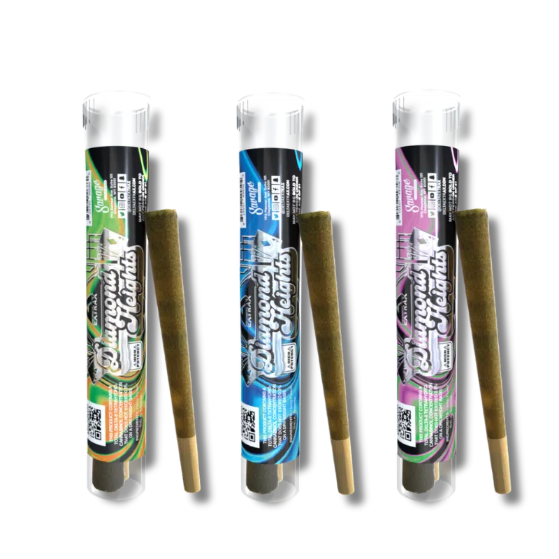 Delta Extrax 1.3G THCa Pre-Rolls (2-Pack) | Diamond Heights - 10 pack