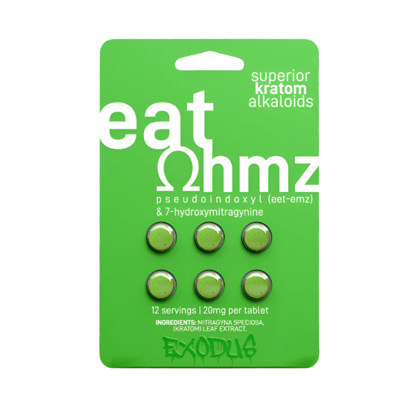 Eat Ohmz - Exodus 6 Count 7-Hydroxy Tablets (6 Count Display)