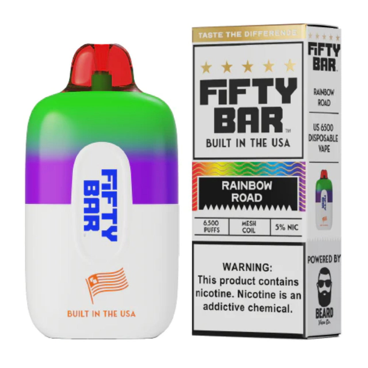 Fifty Bar Vape Disposable - 20K Puffs (5ct) Disposable Nicotine