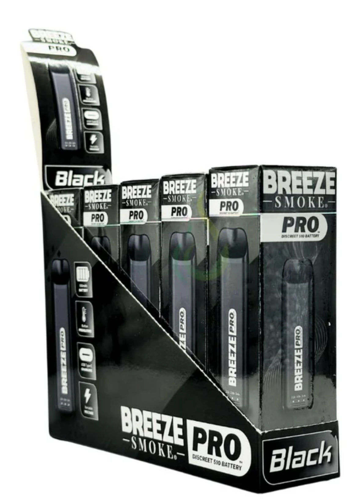 BREEZE PRO DISCREET 510 THREAD BATTERY - 5 COUNT