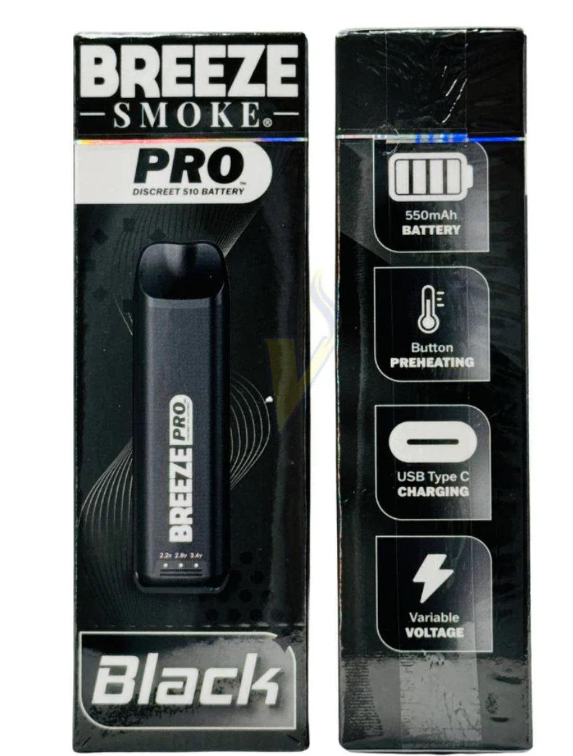 BREEZE PRO DISCREET 510 THREAD BATTERY - 5 COUNT A&I Family Wholesale BREEZE PRO DISCREET 510 THREAD BATTERY - 5 COUNT A&I Family Wholesale