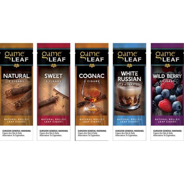 Game Leaf - 2 Pack Cigarillos - Pre Priced $1.49 (2x15 Pack) - Tobacco Products