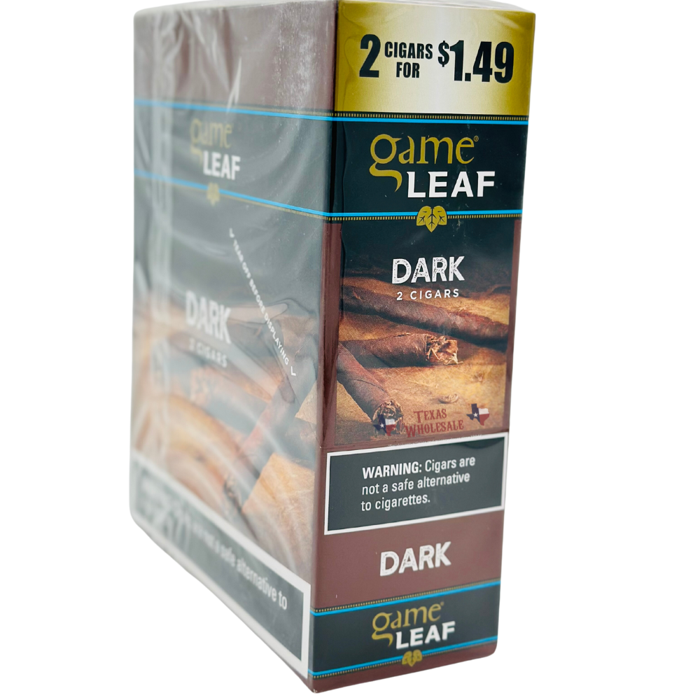 Game Leaf - 2 Pack Cigarillos - Pre Priced $1.49 (2x15 Pack) - Tobacco Products