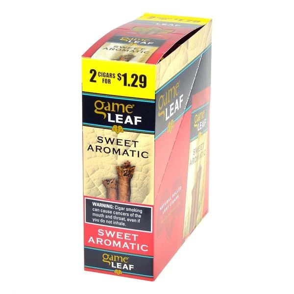 Game Leaf - 2 Pack Cigarillos - Pre Priced $1.49 (2x15 Pack) - Tobacco Products