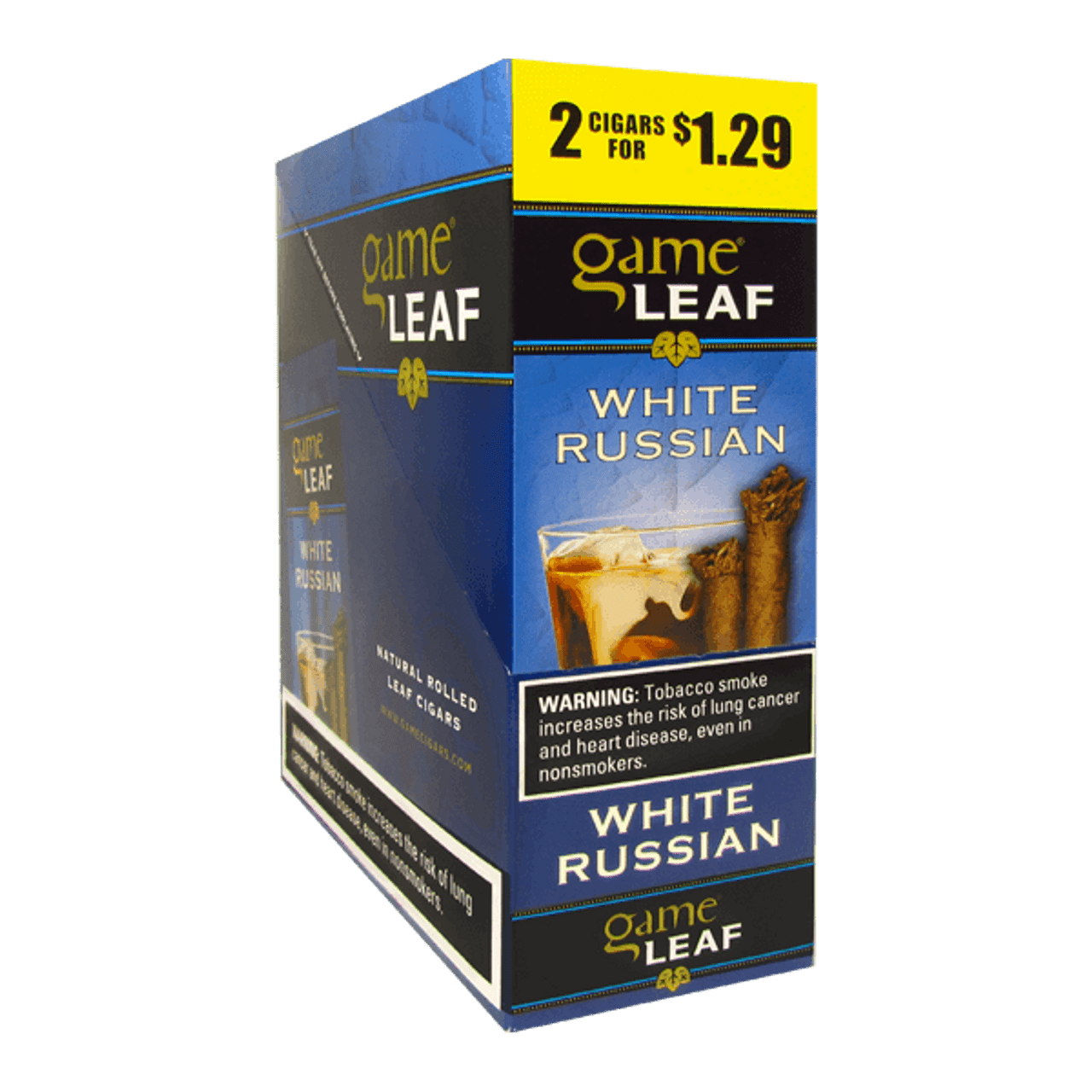 Game Leaf - 2 Pack Cigarillos - Pre Priced $1.49 (2x15 Pack) - Tobacco Products