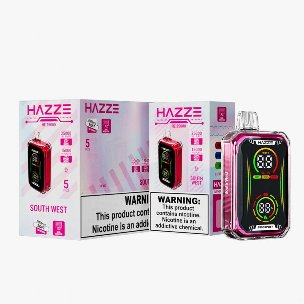 HAZZE - HZ25000 Disposable Nicotine (5pk.)