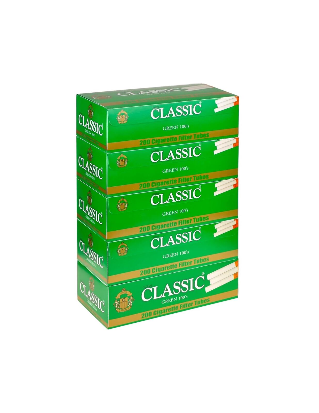 Classic Cigarette Tubes 5 PACK- All Sizes - Tobacco Product