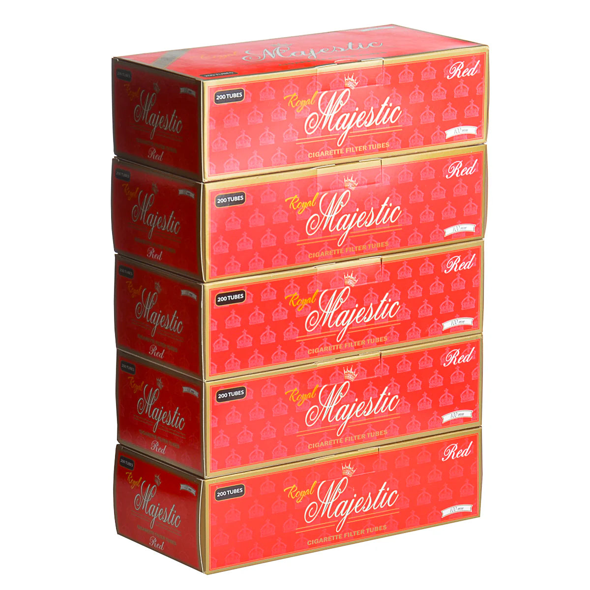 Royal Majestic Cigarette Tubes 5 PACK- All Sizes - Tobacco Product